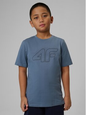 4F 4F T-shirt 4FJRSS26TTSHM3599-32S Blu scuro Regular Fit