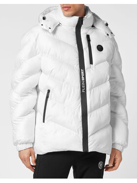 Plein Sport Plein Sport Giubbotto invernale 53 Bianco Regular Fit