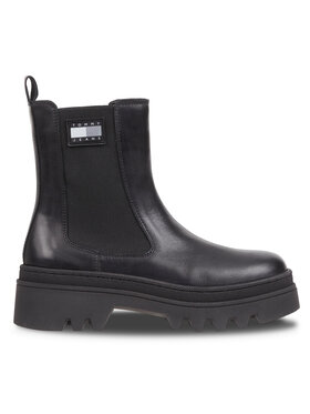 Tommy Jeans Tommy Jeans Gležnjarji Chelsea Tjw Fashion Chelsea EN0EN02295 Črna