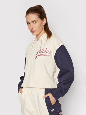 adidas adidas Pulóver Modern B-Ball HD9782 Bézs Relaxed Fit