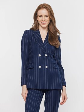 Willsoor Willsoor Marynarka 68260 Granatowy Slim Fit