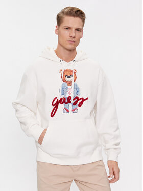 Guess Guess Bluză Eco Max M4RQ25 KBJ31 Alb Regular Fit
