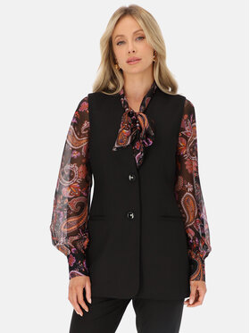 L’AF L’AF Kamizelka Ida Czarny Regular Fit