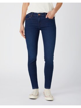 Wrangler Wrangler Jeansy SKINNY Niebieski Skinny Fit