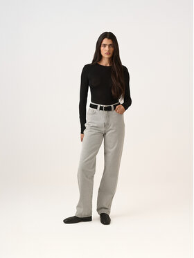 La Mania La Mania Spodnie dresowe RENEE Szary Classic Fit