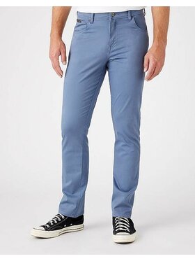 Wrangler Wrangler Spodnie materiałowe TEXAS SLIM Niebieski Slim Fit
