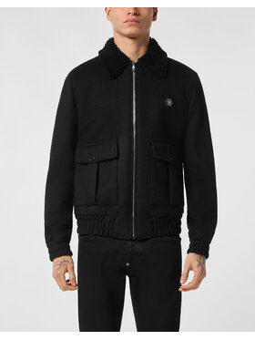 PHILIPP PLEIN PHILIPP PLEIN Giubbotto piumino 25523 Nero Regular Fit