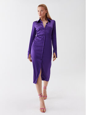 Patrizia Pepe Patrizia Pepe Rochie tip cămașă 2A2584/A644-M448 Violet Regular Fit