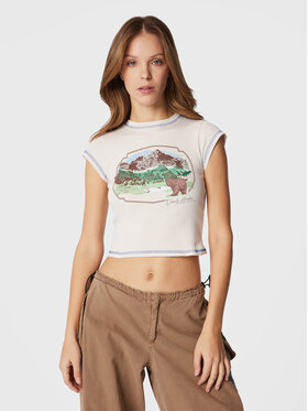 BDG Urban Outfitters BDG Urban Outfitters Marškinėliai 75440172 Écru Regular Fit