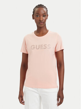 Guess Guess T-shirt W6GI15 K3035 Corallo Regular Fit