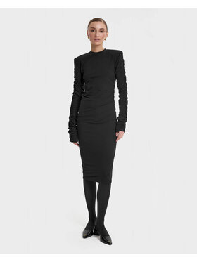 OPRA OPRA Sukienka wieczorowa OP-YARA-BLK Czarny Regular Fit