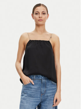 HUGO HUGO Top Cebena 50536436 Czarny Regular Fit