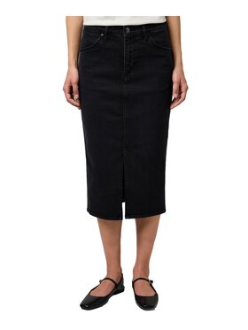 Wrangler Wrangler Spódnica ołówkowa 112371159 Czarny Regular Fit