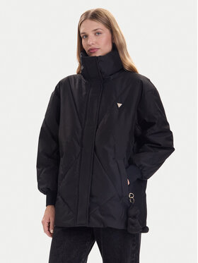 Guess Guess Zimné bundy V5BL13 WHHZ2 Čierna Regular Fit
