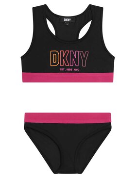 DKNY DKNY Strój kąpielowy D37115 D Czarny