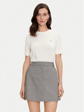 Tommy Hilfiger Tommy Hilfiger Svetr WW0WW38724 Écru Regular Fit