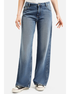 Cross Jeans Cross Jeans Jeansy P 540-014 Niebieski Wide Leg