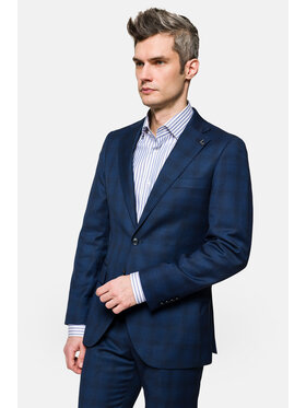 Lancerto Lancerto Garnitur GA073222000004 Granatowy Slim Fit