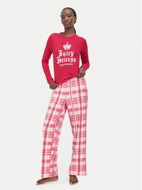 Juicy Couture Juicy Couture Pyžamo JCYPJ226854 Červená Relaxed Fit