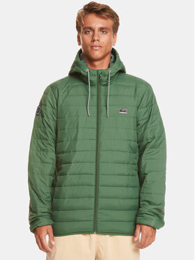 Quiksilver Quiksilver Prijelazna jakna Scaly Hood Jckt EQYJK04008 Zelena Regular Fit