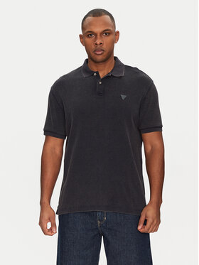 Guess Guess Тениска с яка и копчета M5GP05 KCSG1 Тъмносин Regular Fit