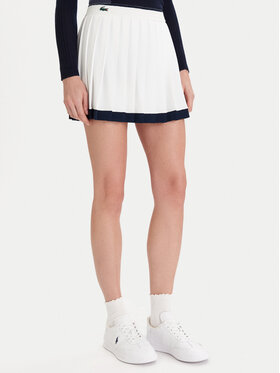 Lacoste Lacoste Tenisová sukně JF8576 Bílá Regular Fit