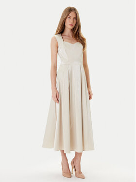 Rinascimento Rinascimento Rochie cocktail CFC0125066003 Bej Regular Fit