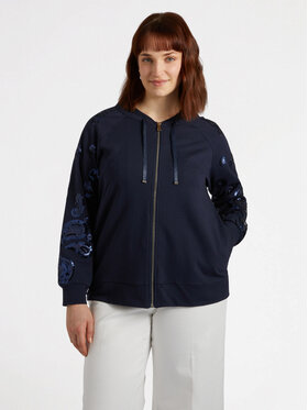 Fiorella Rubino Fiorella Rubino Felpa G883L008307N034 Blu Boxy Fit