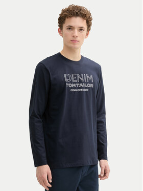 Tom Tailor Denim Tom Tailor Denim Longsleeve 1043484 Σκούρο μπλε Regular Fit