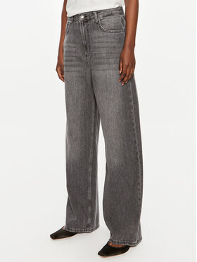 Liu Jo Liu Jo Jeans hlače UF4129 DS048 Siva Wide Leg