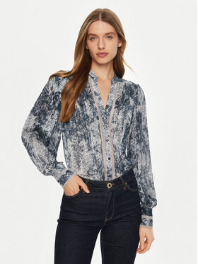Guess Guess Halenka W5RH16 WDW82 Modrá Regular Fit