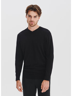 Pako Lorente Pako Lorente Sweter P25WB-2X-027 Czarny Classic Fit
