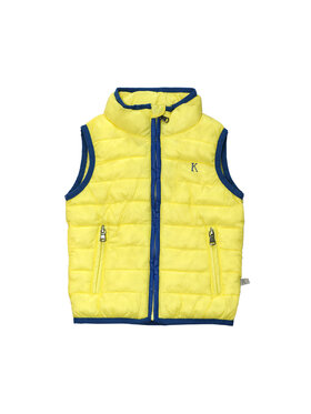 Kanz Kanz Kamizelka 1636919-4077 Żółty Basic Fit