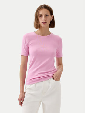 Gap Gap T-Shirt 540635-10 Růžová Slim Fit