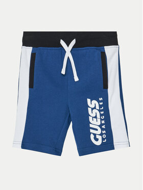 Guess Guess Športové kraťasy L5RD01 KA6R4 Modrá Regular Fit