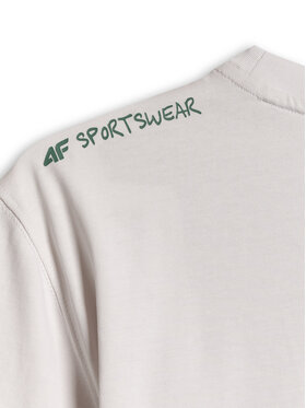 4F 4F T-Shirt NATURE’S TRAIL Biały Regular Fit