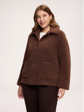 Fiorella Rubino Fiorella Rubino Płaszcz zimowy 8050T000398N022 Brązowy Regular Fit
