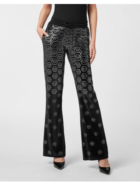 PHILIPP PLEIN PHILIPP PLEIN Teplákové kalhoty 26347 Černá Jogger Fit