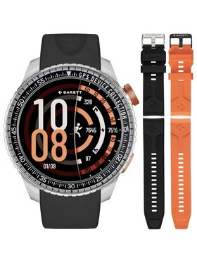 Garett Garett Zegarek 5904238487365-PAY-BLACK Czarny