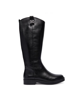 Tamaris Tamaris Kozačky ve vojenském stylu 1-25522-45 Černá