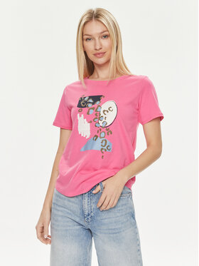 Fransa Fransa Marškinėliai 20613466 Rožinė Regular Fit