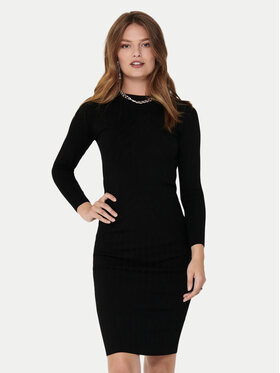 JDY JDY Úpletové šaty Kate 15207693 Černá Slim Fit
