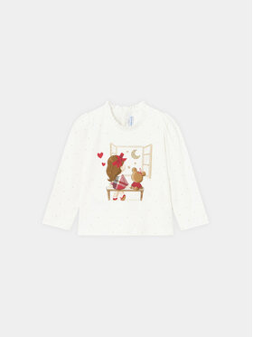 Mayoral Mayoral Bluse 2.007 Écru Regular Fit