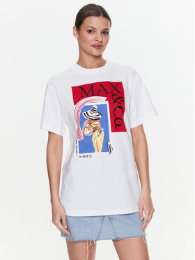 MAX&Co. MAX&Co. T-shirt Teelabe C9710623 Bijela Relaxed Fit