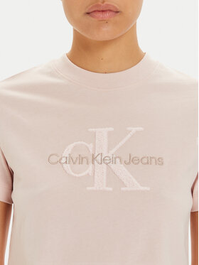 Calvin Klein Jeans Majica Chenille J20J224244 Roza Regular Fit