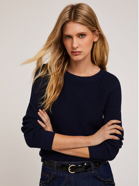 Motivi Motivi Cardigan M229W003285N034 Blu Regular Fit