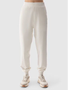 4F 4F Pantaloni da tuta 4FRSS24TTROF1054-11S Bianco Regular Fit