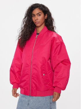 Tommy Jeans Tommy Jeans Geacă bomber Tonal DW0DW16563 Roz Oversize