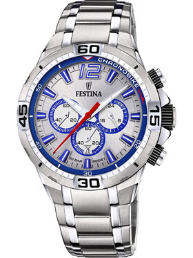 Festina Festina Zegarek F20522/1 Srebrny