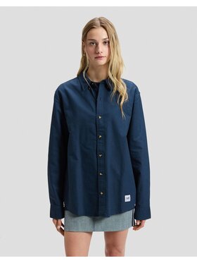Lee Lee Koszula WORKWEAR BUTTON DOWN Niebieski Relaxed Fit